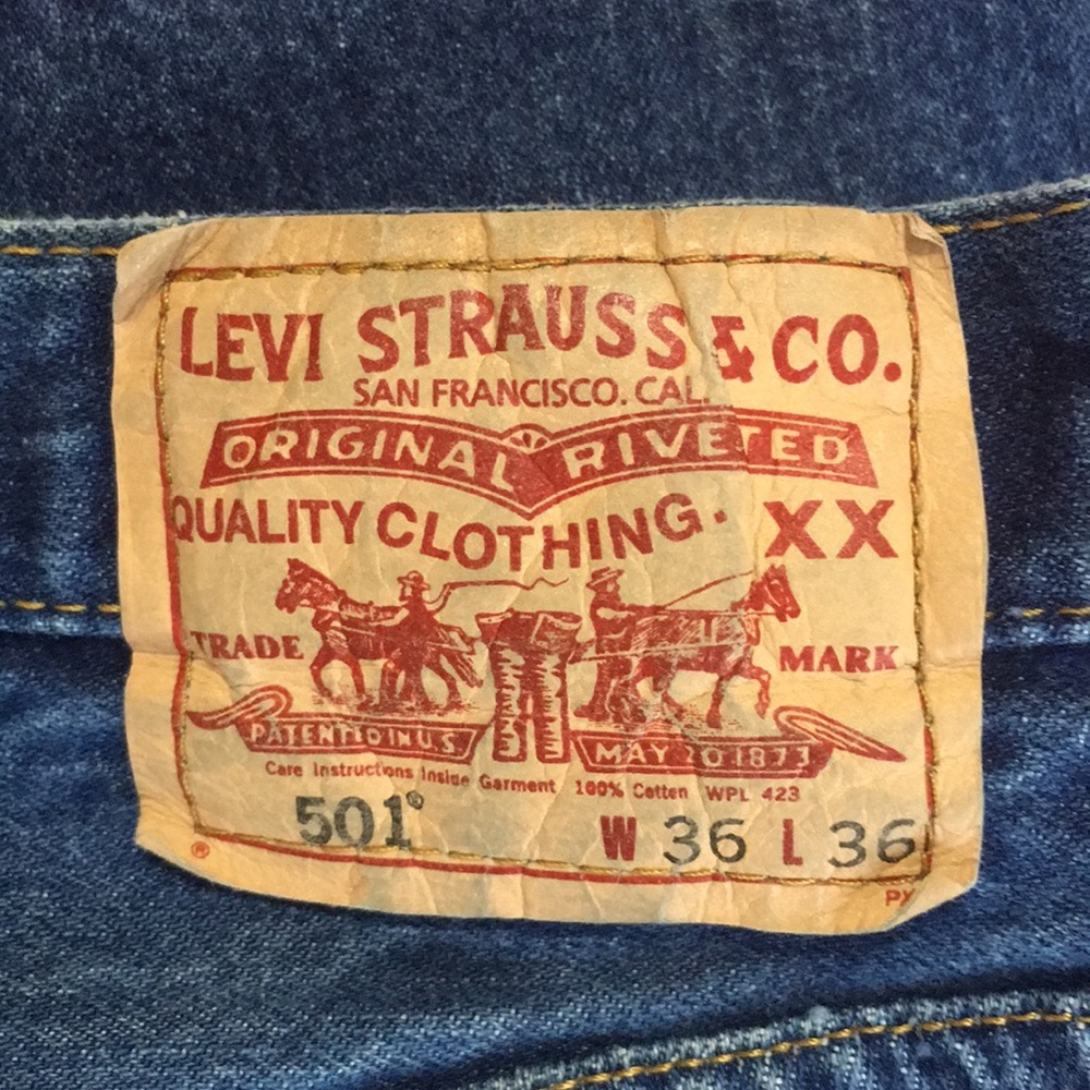 Levi’s 501 Buttonfly. Straight Leg. - image 3
